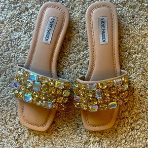Gemstone sandals by Steve Madden